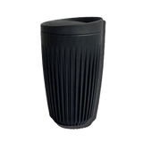 HUSKEE CUP & LID CHARCOAL - 12OZ/36CL