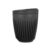 HUSKEE CUP & LID CHARCOAL - 8OZ/24CL