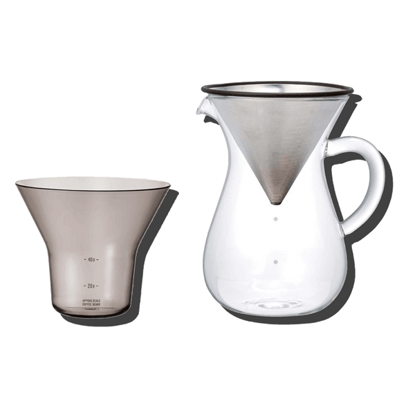 KINTO COFFEE CARAFE SET STAINLESS STEEL