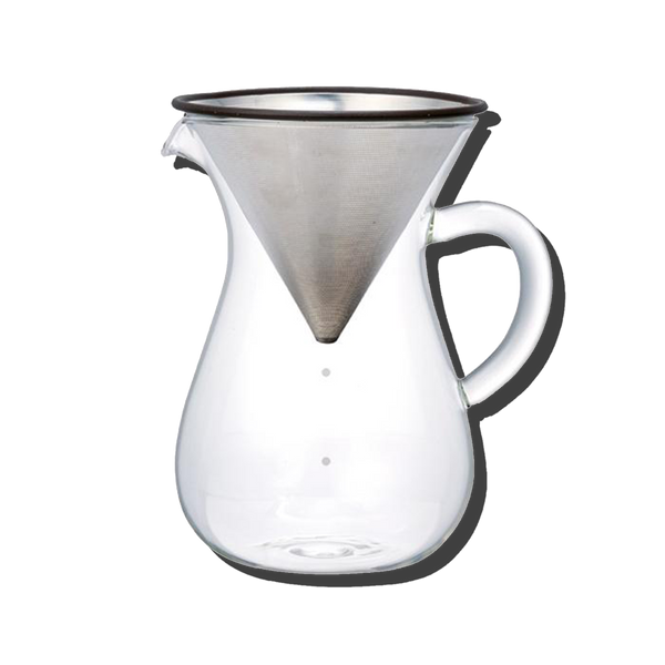 Coffee Carafe with Stainless Brew Basket by Kinto — Lander Coffee