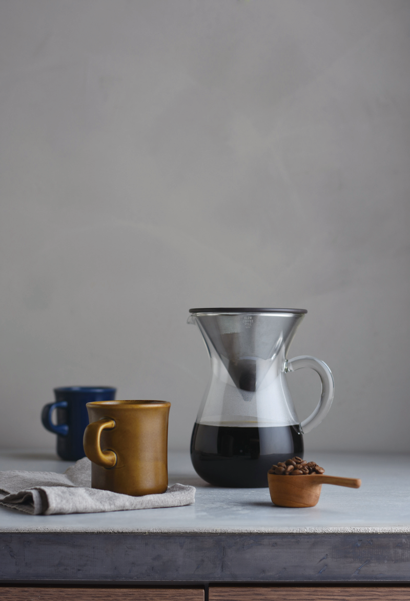 Coffee Carafe with Stainless Brew Basket by Kinto — Lander Coffee